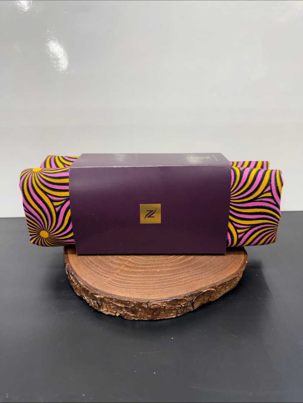 NEW 2025 NESPRESSO Limited Edition Reversible Patterned Tote Bag Purple & Gold